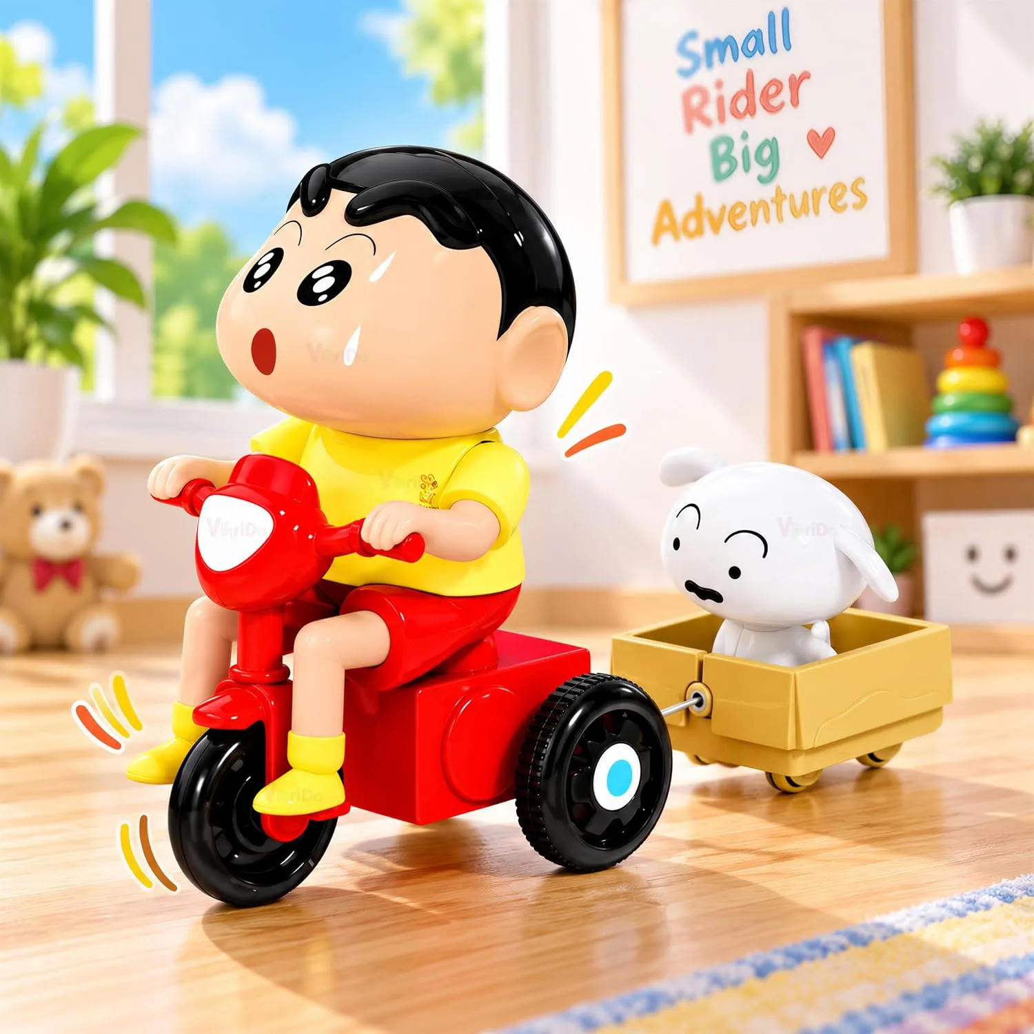 Shiin-Chaan Scooter Action Figure with Shiro